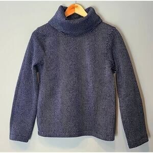 J Crew Blue TurtleNeck Sweater